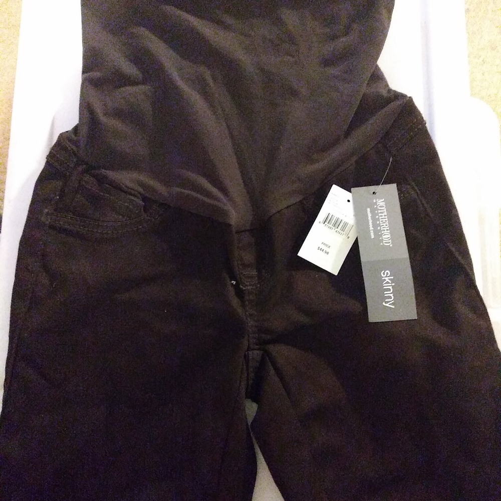Motherhood Maternity Brown Skinny Pant - XS